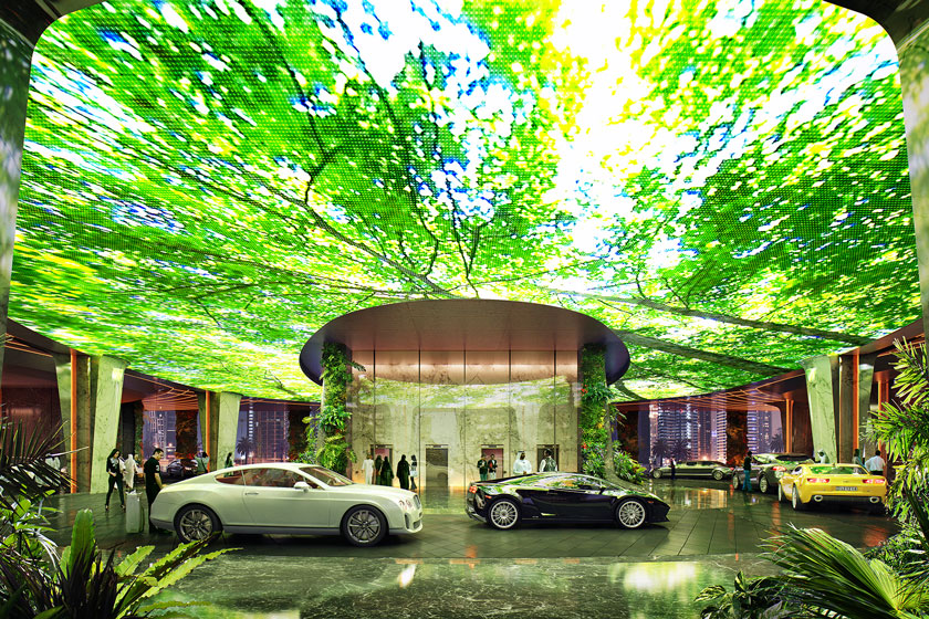اولین هتل جهان با جنگل های بارانی اختصاصی در دبی