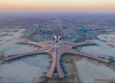 فرودگاه 9 میلیارد دلاری پکن با دوربین های تشخیص چهره 360 درجه منتظر اولین مسافران است
