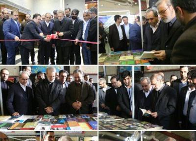 افتتاح چهاردهمین نمایشگاه کتاب استان قم با حضور رئیس مجلس