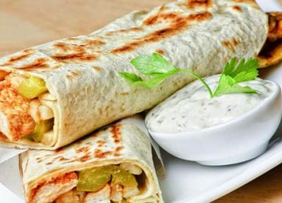 طرز تهیه شاورمای مرغ غذای اصیل عربی به 2 روش