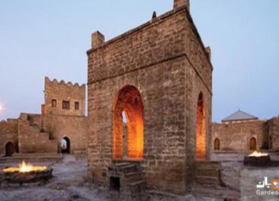 آتشگاه باکو آذربایجان ؛ جاذبه تاریخی و زیبای شهر، عکس