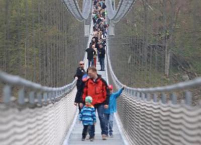 تور آلمان ارزان: افتتاح طولانی ترین پل معلق دنیا در آلمان