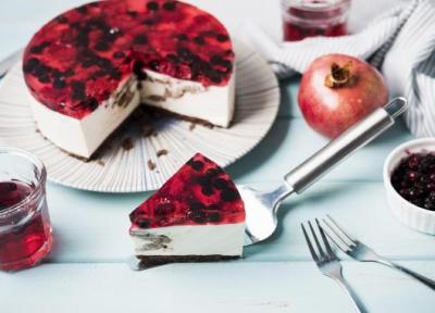 با طرز تهیه چیز کیک انار آشنا شوید