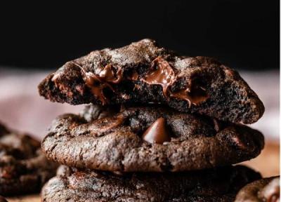 طرز تهیه کوکی دبل چاکلت