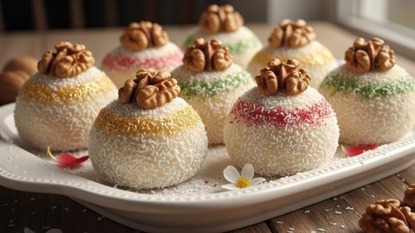 طرز تهیه باسلوق گردویی خانگی به 3 روش بازاری مخصوص یلدا